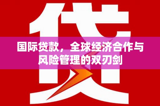 茅箭国际贷款，全球经济合作与风险管理的双刃剑