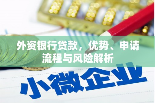 茅箭外资银行贷款，优势、申请流程与风险解析