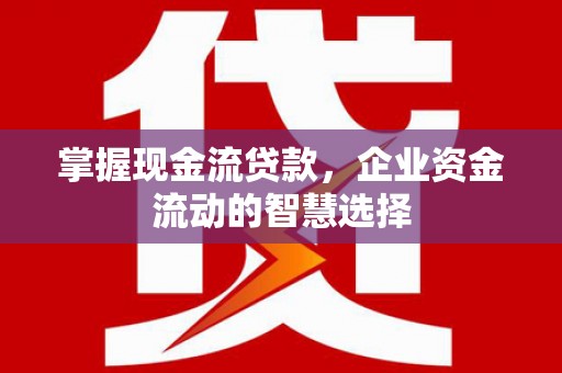 茅箭掌握现金流贷款，企业资金流动的智慧选择