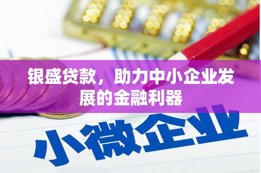 茅箭银盛贷款，助力中小企业发展的金融利器