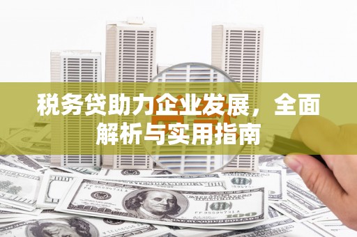 茅箭税务贷助力企业发展，全面解析与实用指南