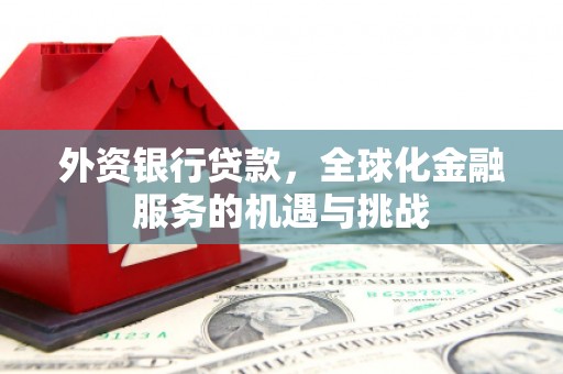 茅箭外资银行贷款，全球化金融服务的机遇与挑战