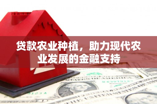茅箭贷款农业种植，助力现代农业发展的金融支持